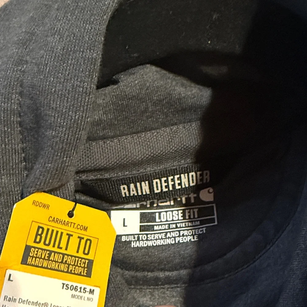 Carhartt Men's Dark Gray Hoodie - Picture 3 of 4
